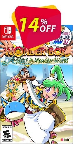 14% OFF  - Nintendo Switch Wonder Boy: Asha in Monster World Coupon code