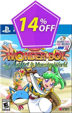 14% OFF  - Playstation 4 Wonder Boy: Asha in Monster World Coupon code
