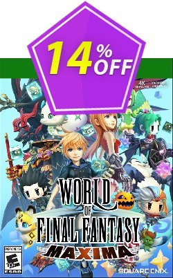 14% OFF  - Xbox One World of Final Fantasy Maxima Coupon code