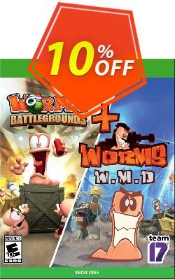 10% OFF  - Xbox One Worms Battlegrounds + Worms W.M.D Coupon code