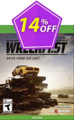 14% OFF - Xbox One Wreckfest Coupon code