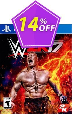 14% OFF - Playstation 4 WWE 2K17 Coupon code