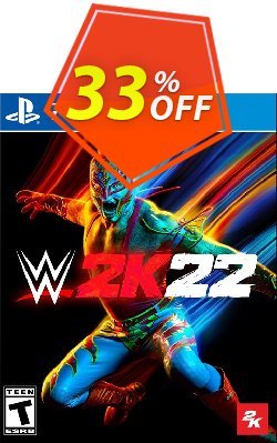 33% OFF  - Playstation 4 WWE 2K22 Coupon code