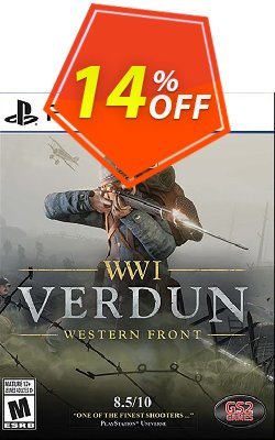 14% OFF - Playstation 5 WWI: Verdun - Western Front Coupon code