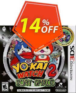 14% OFF - Nintendo 3ds Yo-Kai Watch 2: Bony Spirits Coupon code