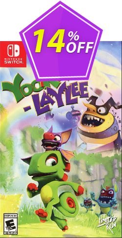 14% OFF - Nintendo Switch Yooka-Laylee Coupon code