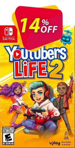 14% OFF  - Nintendo Switch Youtubers Life 2 Coupon code