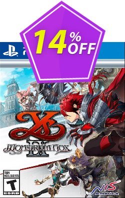 14% OFF - Playstation 4 Ys IX: Monstrum - Nox Pact Edition Coupon code