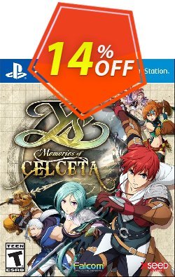 14% OFF - Playstation 4 Ys: Memories of Celceta Coupon code