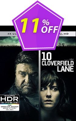 11% OFF - 4k Uhd 10 Cloverfield Lane Coupon code