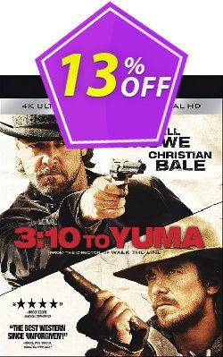 13% OFF - 4k Uhd 3:10 to Yuma Coupon code