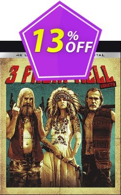 13% OFF - 4k Uhd 3 From Hell Coupon code
