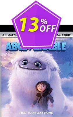 13% OFF - 4k Uhd Abominable Coupon code