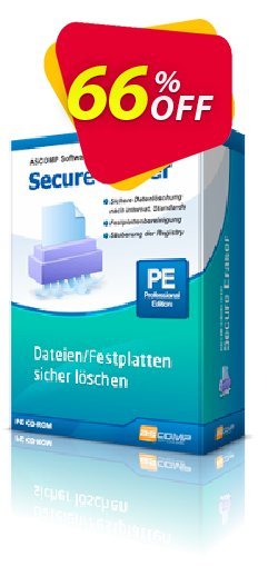 ASCOMP Secure Eraser Coupon discount 66% OFF ASCOMP Secure Eraser, verified - Amazing discount code of ASCOMP Secure Eraser, tested & approved