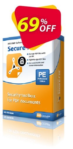 69% OFF ASCOMP Secure-PDF Coupon code