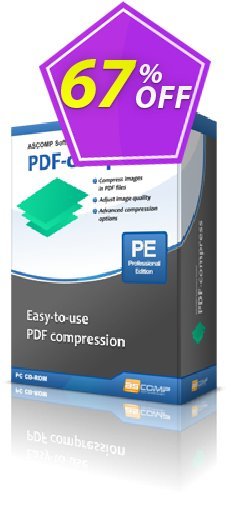 67% OFF ASCOMP PDF-compress Coupon code
