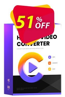 51% OFF HitPaw Video Converter - 1 Year  Coupon code