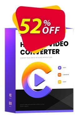 52% OFF HitPaw Video Converter - 1 Month Coupon code