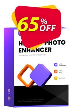 65% OFF HitPaw Photo Enhancer - 1 year  Coupon code