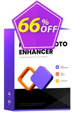 66% OFF HitPaw Photo Enhancer - 1 month  Coupon code
