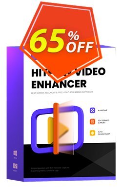 65% OFF HitPaw Video Enhancer, verified