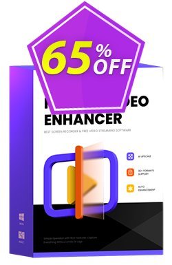 65% OFF HitPaw Video Enhancer Lifetime Coupon code