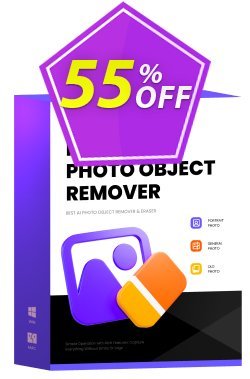 55% OFF HitPaw Photo Object Remover Mac Coupon code