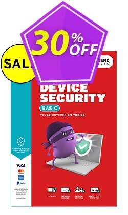 30% OFF Trend Micro Device Security Basic, verified
