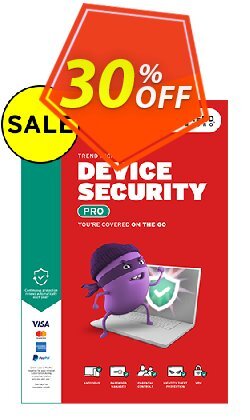 30% OFF Trend Micro Device Security Pro Coupon code