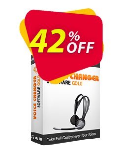 20% Voice changer gold discount