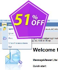 25% OFF Message Viewer Lite, verified