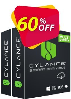 60% OFF Cylance Smart Antivirus 1 year / 5 devices Coupon code
