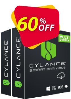 60% OFF Cylance Smart Antivirus 1 year / 10 devices Coupon code