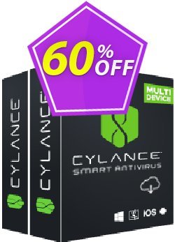 60% OFF Cylance Smart Antivirus 2 year / 10 devices Coupon code