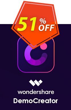 Wondershare DemoCreator for MAC Coupon discount 51% OFF Wondershare DemoCreator for MAC, verified - Wondrous discounts code of Wondershare DemoCreator for MAC, tested & approved