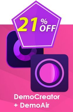 21% OFF Bundle: Wondershare DemoCreator + DemoAir Coupon code
