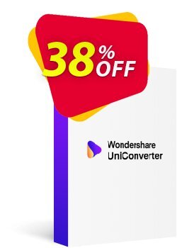 38% OFF Wondershare Video Converter Coupon code