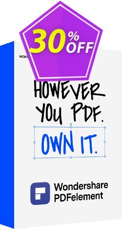 30% OFF PDFelement 10 - Perpetual Coupon code