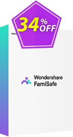 34% OFF Wondershare FamiSafe - Quarterly Plan Coupon code