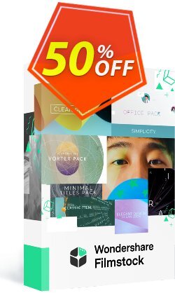 50% OFF Wondershare Filmstock Coupon code