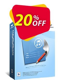 20% OFF Wondershare TidyMyMusic for Mac Coupon code
