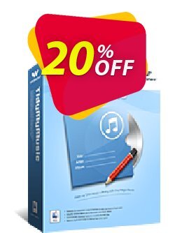 Wondershare TidyMyMusic for Mac Coupon discount Halloween Sale | Get Up to 20% OFF -