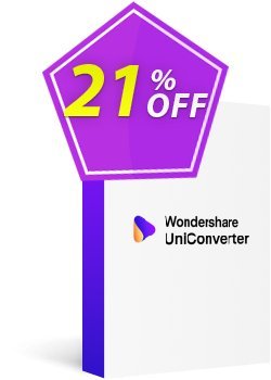 20% OFF Wondershare UniConverter for MAC (2 Years), verified
