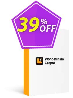 39% OFF Wondershare Cropro Professional for MAC Coupon code