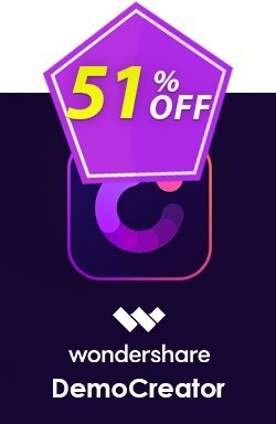 51% OFF Wondershare DemoCreator Coupon code