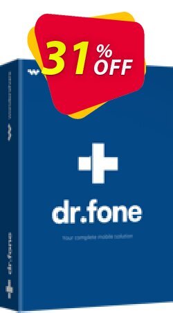 31% OFF Wondershare Dr.Fone for iOS Coupon code