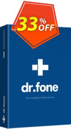 33% OFF dr.fone - Backup & Restore - iOS  Coupon code