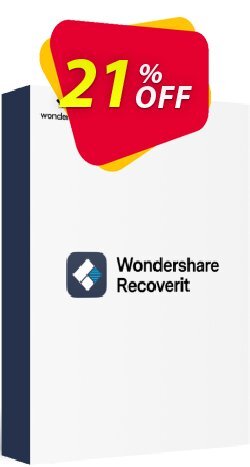 21% OFF Wondershare Recoverit - 1 Month License  Coupon code