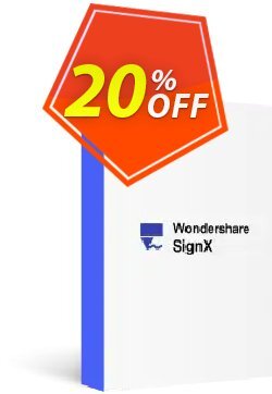 Wondershare SignX Coupon discount Wondershare SignX staggering offer code 2024 - 30% Wondershare Software (8799)