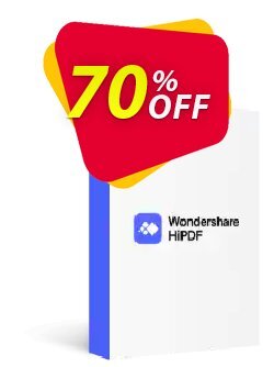 70% OFF Wondershare HiPDF Pro Coupon code